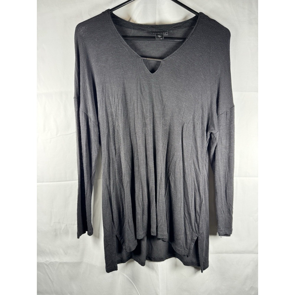Metaphor Women's Black 3/4 Sleeve With Silver Embellishment Size Small